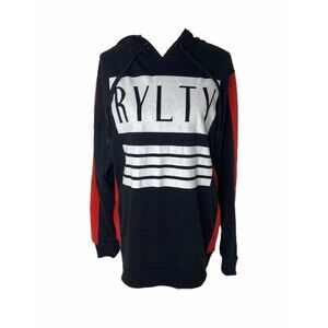 Five.By.Five By Master Piece Men's Hoodie Rylty Red and Black Size Large